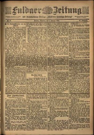 Ausgabe vom Dienstag, den 04. Februar 1902.