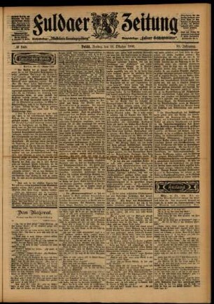Ausgabe vom Freitag, den 23. Oktober 1903.