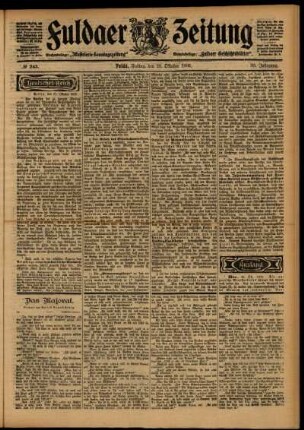 Ausgabe vom Freitag, den 23. Oktober 1903.