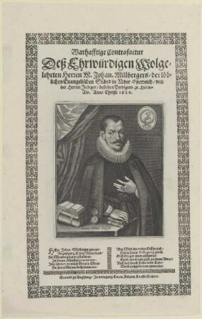 Bildnis des Johan. Mülberger