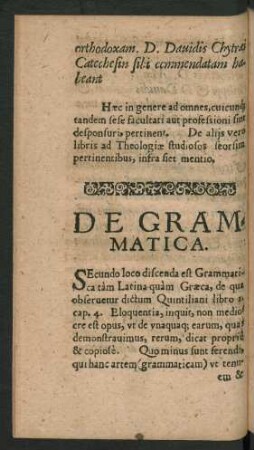 De Grammatica.