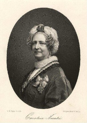 Bildnis von Caroline Amalie (1796-1881), Königin von Dänemark