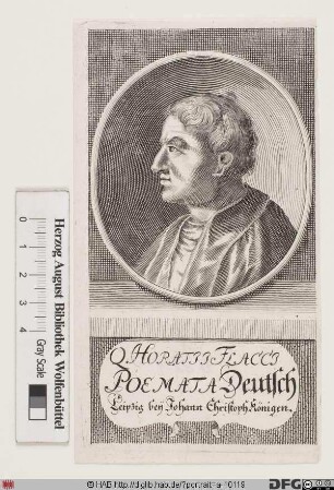 Bildnis Horaz (Quintus Horatius Flaccus)