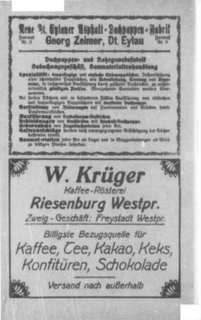 Adreß-Buch des Gesamt-Kreises Rosenberg Westpr.