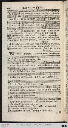 (Der XXI. 21. Psalm - Der XXX. 30. Psalm)