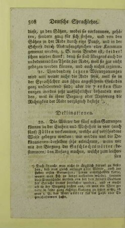 Deklinationen