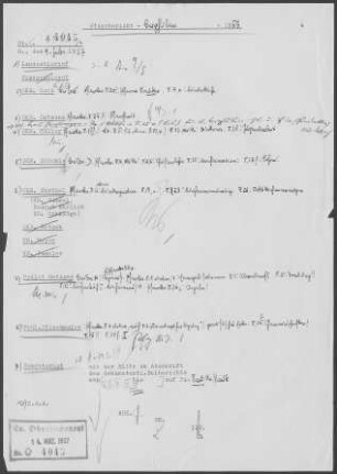 Berghülen: Visitationsbericht mit Pfarrbericht 1955
