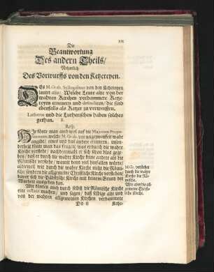 Des M. Grab. Syllogismus von den Ketzereyen lautet also ...