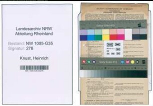 Entnazifizierung Heinrich Knust , geb. 24.03.1907 (Kunstmaler)