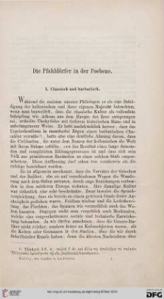 I: Classisch und barbarisch