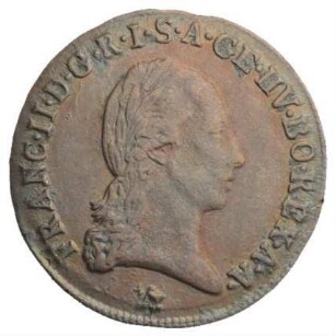 Fundmünze, 1/2 Kreuzer, 1800