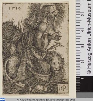 Der Hl. Hieronymus, wandernd