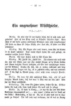 Ein angenehmer Whistspieler
