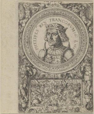 Bildnis von Phelipes, König von Frankreich