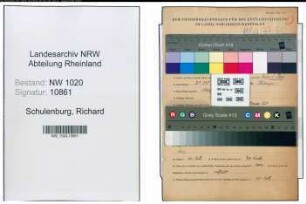 Entnazifizierung Richard Schulenburg , geb. 21.10.1908 (Fabrikant)