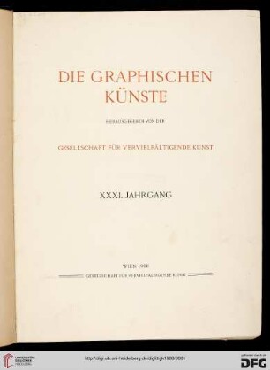 31: Die Graphischen Künste
