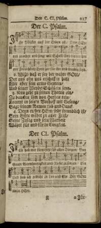 Der CI. Psalm. - Der CXXV. Psalm.