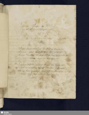 Nr.1-Beil.2) Georg Moritz Godtschalck: Weihe an A. W. von Schlegel