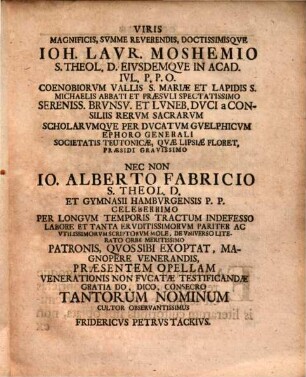 Commentatio historica et literaria de dedicationibus librorum