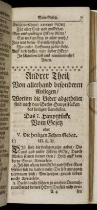 Andere Theil Von allerhand besonderen Anliegen ...