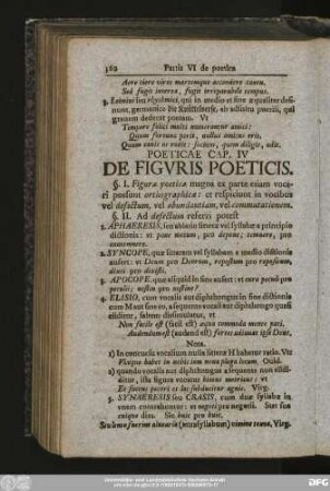 Poeticae Cap. IV De Figuris Poetics.