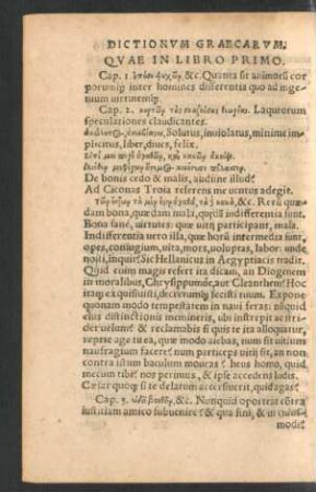 Dictionum Graecarum.