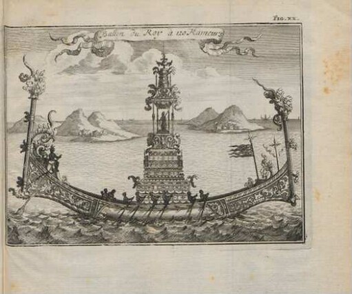 Fig. XX. Ballon du Roy à 120 rameur's