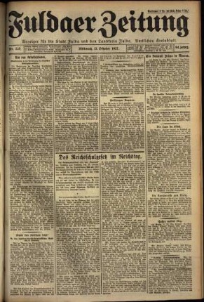 Ausgabe vom Mittwoch, den 12. Oktober 1927.