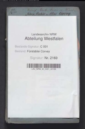 Belehnung der von Wolff-Metternich mit dem Gut Wehrden (ehemals von Amelunxen)