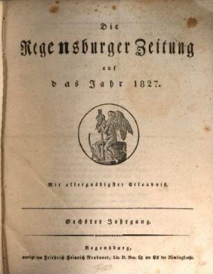 Regensburger Zeitung. 1827, 1827 = Jg. 6