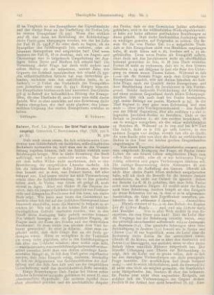 143-146 [Rezension] Dalmer, Johannes, Der Brief Pauli an die Galater ausgelegt