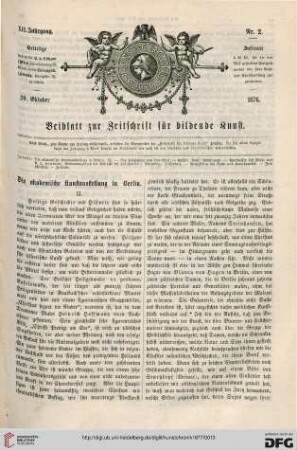 Heft 2 (20. Oktober 1876)