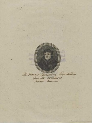Bildnis des Johann Spangenberg