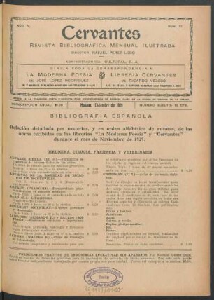 Bibliografía española