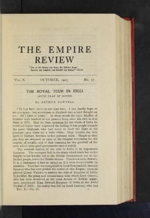 Vol. X. October, 1905. No. 57.