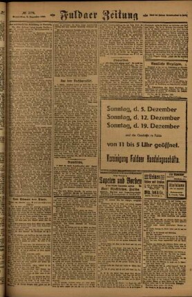 Zweite Ausgabe vom Donnerstag, den 02. Dezember 1920.