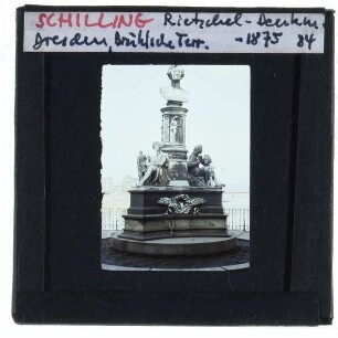 Dresden, Brühlsche Terrasse,Dresden, Schilling, Ernst-Rietschel-Denkmal