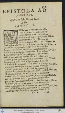 EPISTOLA AD HEBRÆOS