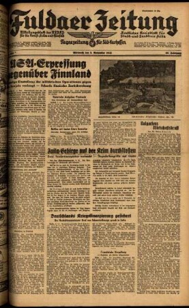 Ausgabe vom Mittwoch, den 05. November 1941.
