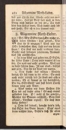 Allgemeine Noth-Lieder.