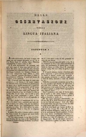 Osservazioni della lingua italiana : Volume unico che contiene el trattato delle particelle ...