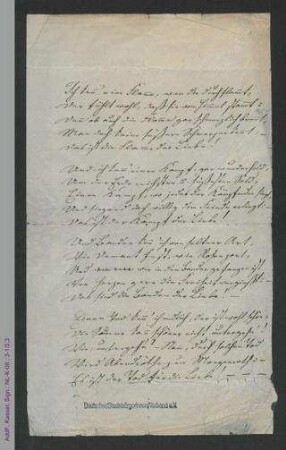 Gedicht ohne Titel von Gustav Müller