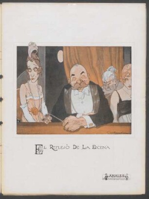 El reflejo de la escena - [Caricatura]