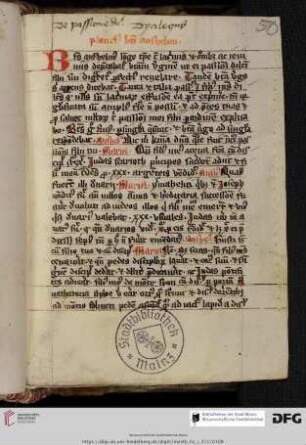 Planctus (Dialogus) Mariae virginis et Anselmi de passione domini