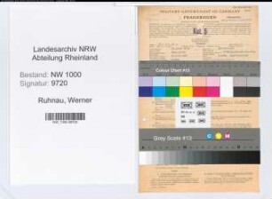 Entnazifizierung Werner Ruhnau, geb. 21.06.1920 (Kaufm.Angest.)