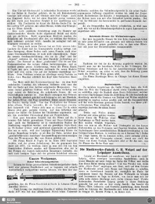 Die Musikwerke-Fabrik C. H. Weigel auf der Leipziger Ausstellung