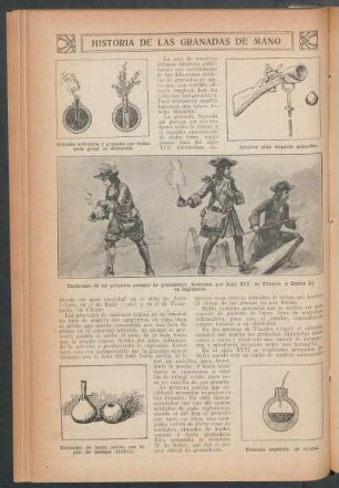 Historia de las granadas de mano