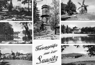 Eibau-Neueibau. Neumanns- oder Zimmermann-Mühle u.a. Ortsansichten, Ansichtskarte