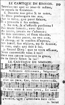 Le Cantique de Simeon