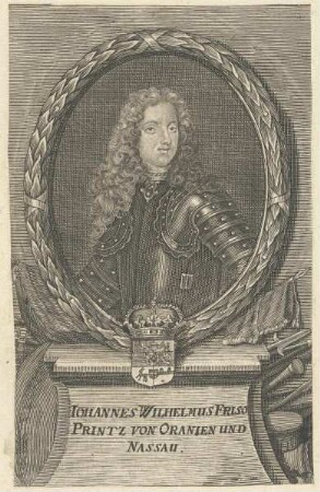Bildnis des Iohannes Wilhelmus Friso, Prinz von Nassau